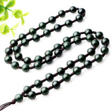 Hand-Carved Jade Pendant Necklace with Chain Unisex