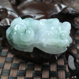 Hand-Carved Natural Pixiu Pendant Bracelet Charm