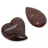 Natural Red Stone Irregular Quartz Pendant DIY Jewelry