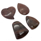 Natural Red Stone Irregular Quartz Pendant DIY Jewelry