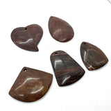 Natural Red Stone Irregular Quartz Pendant DIY Jewelry