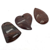 Natural Red Stone Irregular Quartz Pendant DIY Jewelry