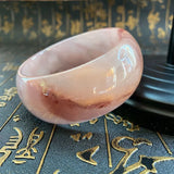 Hand-Carved Natural Bangles Charm Bracelet for Women Men