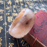 Hand-Carved Natural Bangles Charm Bracelet for Women Men