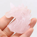Natural Stone Gems Horse Unicorn Amazonite Home Furnishing Decorations