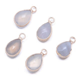 Teardrop Stone Pendants - Jewelry Charms for Bracelet Earrings