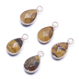 Teardrop Stone Pendants - Jewelry Charms for Bracelet Earrings