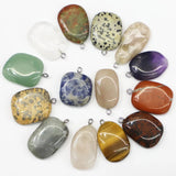 Natural Stone Assorted Mixed Irregular Shape Pendants Charms Necklaces