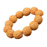 Natural Walnut Bracelet Charm Jewellery Women's Hand-Carved Bracelet