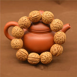 Natural Walnut Bracelet Charm Jewellery Women's Hand-Carved Bracelet