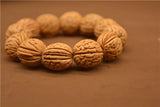 Natural Walnut Bracelet Charm Jewellery Women's Hand-Carved Bracelet