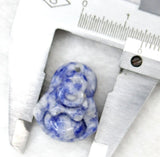 Turquoise Quartz Crystal Buddha Pendant for DIY Jewelry Making