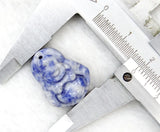 Turquoise Quartz Crystal Buddha Pendant for DIY Jewelry Making