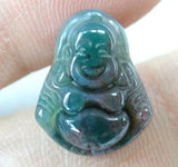 Turquoise Quartz Crystal Buddha Pendant for DIY Jewelry Making