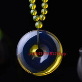 Amber Beeswax Necklace Pendant Charm Jewellery Carved Pendant for Women Men