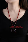 Amber Beeswax Necklace Pendant Charm Jewellery Carved Pendant for Women Men