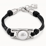Electroplated 925 Silver Pearl Bracelet - Women's Jewelry Gift
