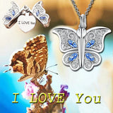 Love Lady Bow Album Box Pendant Necklace