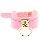 Harajuku Punk Rock Gothic Choker PU Leather Stud Collar Necklace