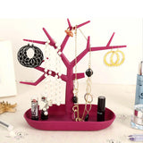 Plastic Tree Necklace Jewelry Holder Display Rack