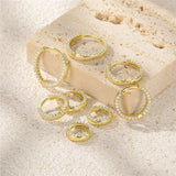 S925 Sterling Silver Earring Double-row Zircon Fine Jewelry