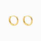 S925 Silver Earrings Wind Circle Zircon Jewelry