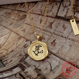 S925 Sterling Silver Witch Pendant Necklace for Women