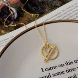 S925 Sterling Silver Hollow Round Pendant Necklace Women Jewelry