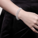 925 Silver Chain Link Bracelet Unisex Jewelry