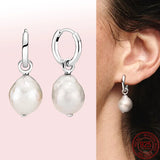 925 Silver Heart Earrings Asymmetric Design