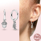 925 Silver Heart Earrings Asymmetric Design
