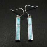 925 Sterling Silver Larimar Pendant Necklace - Hot Selling Design
