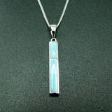 925 Sterling Silver Larimar Pendant Necklace - Hot Selling Design