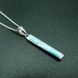 925 Sterling Silver Larimar Pendant Necklace - Hot Selling Design
