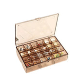 Transparent Jewelry Box Earring Necklace Bracelet Frame