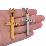 Stainless Steel Cross Pendant - Men and Women Jewelry