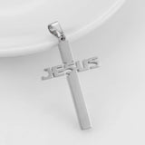 Stainless Steel Cross Pendant - Men and Women Jewelry