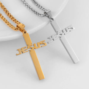 Stainless Steel Cross Pendant - Men and Women Jewelry