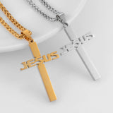 Stainless Steel Cross Pendant - Men and Women Jewelry