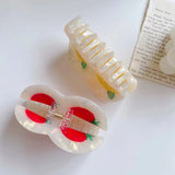 Fruit Hair Clip Set of 3, Strawberry, Tomato, Lemon