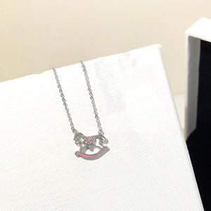 Sterling Silver 925 Animal Pony Necklace Daily Wear Women's Birthday Party
