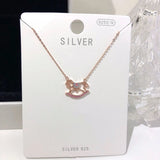 Sterling Silver 925 Animal Pony Necklace Daily Wear Women's Birthday Party