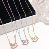 Sterling Silver 925 Animal Pony Necklace Daily Wear Women's Birthday Party