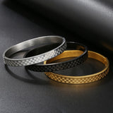 Men's Twist Bracelet Titanium Steel Valentines Birthday Gift