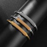 Men's Twist Bracelet Titanium Steel Valentines Birthday Gift