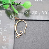 50pcs Nickel-free Plating Hook Earring Earwire DIY Jewelry Finding Accessories