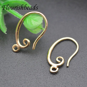 50pcs Nickel-free Plating Hook Earring Earwire DIY Jewelry Finding Accessories