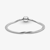925 Sterling Silver Snake Bone Chain Bracelet for Women's DIY Making