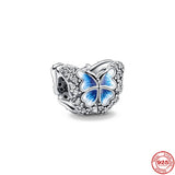 SilverSpring Flowers Butterfly Bracelet Charms Beads For Women