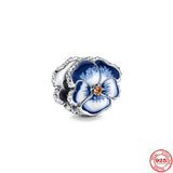 SilverSpring Flowers Butterfly Bracelet Charms Beads For Women